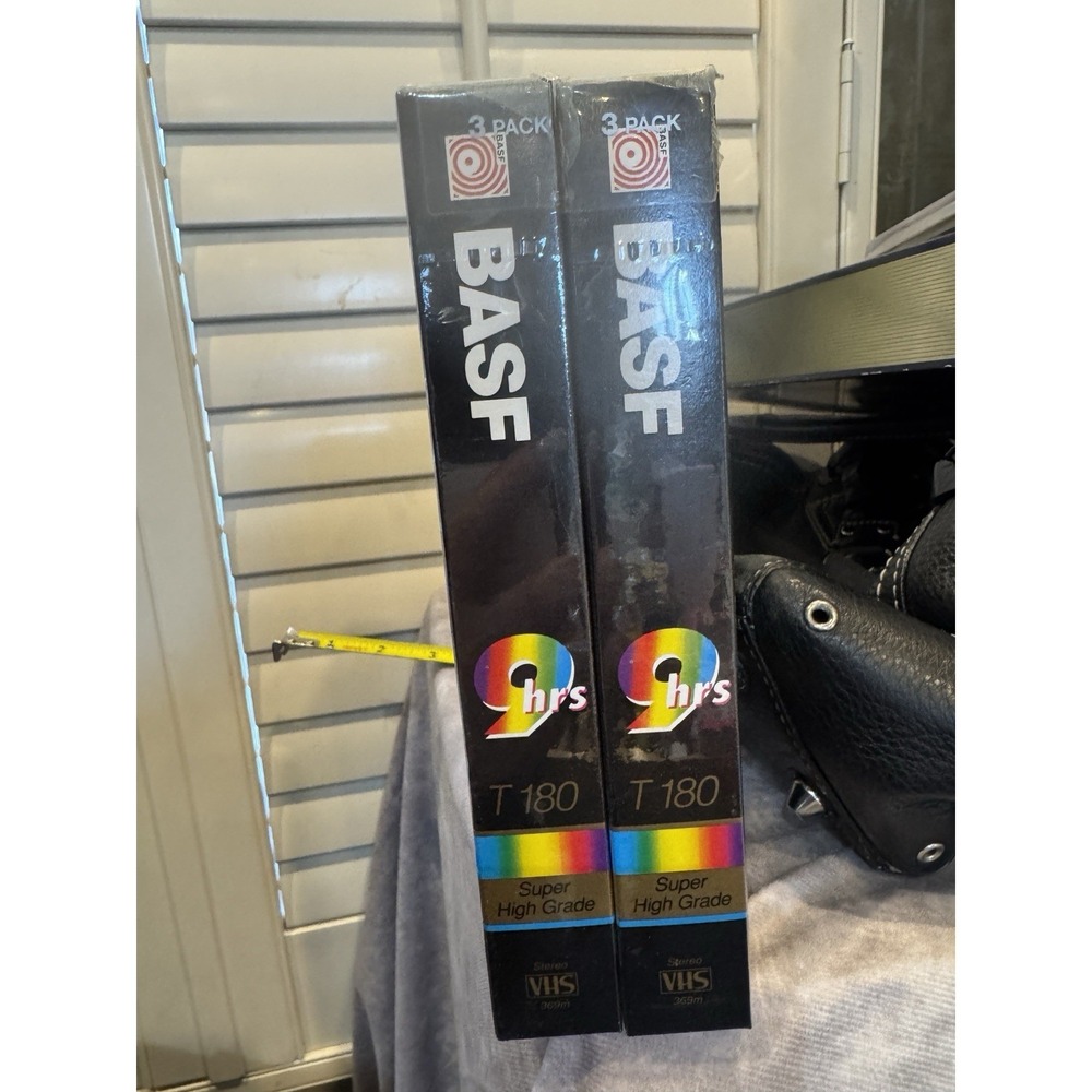 Basf Blank T-120 Blank VHS Tapes 2 Pack